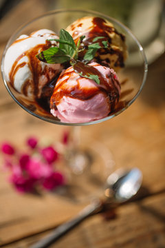 food dinner meal glass ice ice cream wine fruit dessert healthy 