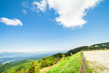  Beautiful landscape mountain view of Utsukushigahara