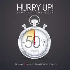 HURRY UP SALES, LIMITED TIME OFFERS AND DISCOUNTS