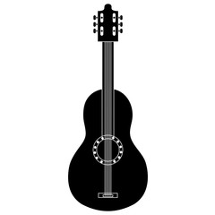 guitar instrument isolated icon vector illustration design