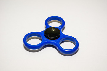 fidget finger spinner isolated on white