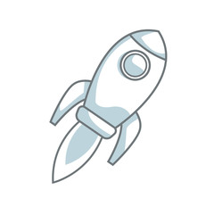 rocket startup business creativity innovation concept vector illustration