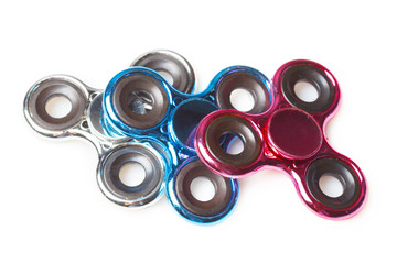 spinner stress relieving toy isolated