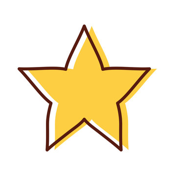 cute starfish isolated icon vector illustration design