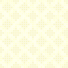 Yellow abstract diamond pattern. Seamless vector background