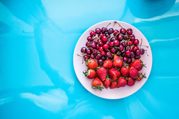 завтрак правильное питание сладости десерты торт ягоды 