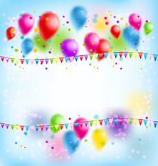 Balloons holiday card