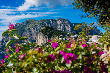 Capri Island in Italy
