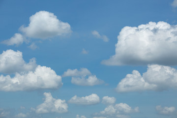 Obraz premium blue sky with cloud, blue sky