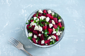 Beet and Feta Cheese Salad