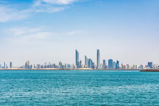 Cityscape of Abu Dhabi, United Arab Emirates