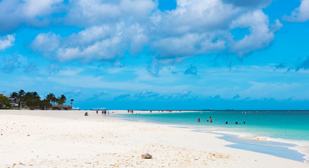 Fototapeta na wymiar Aruba- Eagle Beach