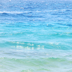 Photo of tropical sea. Summer travel and vacation concept