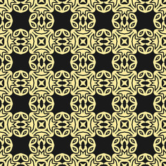 Seamless vintage wallpaper pattern. Ornamental decorative background. Vector template can be used for design of wallpaper, fabric, oilcloth, textile, wrapping paper and other design