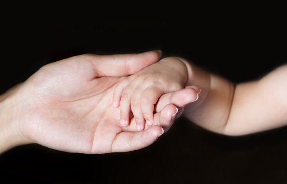 Baby,Human Hand,Mother touching