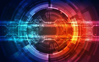 Abstract technology concept. vector illustration background