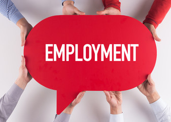 Group of People Message Talking Communication EMPLOYMENT Concept