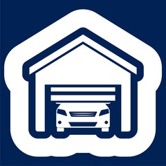 Automatic garage door icon