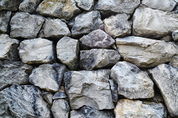 Gray stone wall texture background