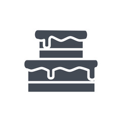 Cakey Bakery Food Sweets silhouette Icon