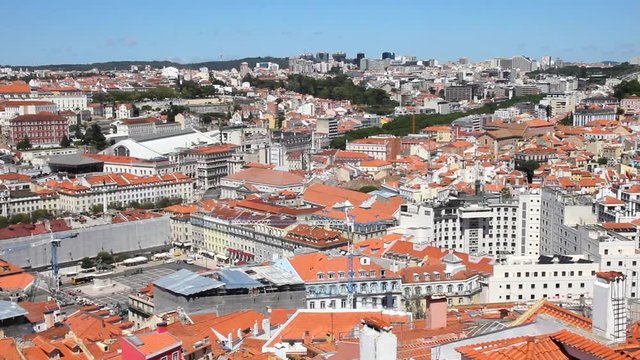 Aerial view of Lisbon, Portugal