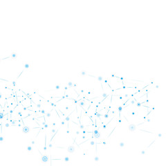 Vector abstract science background with place for text