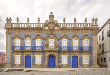 Fototapeta na wymiar Baroque City Palace Raio in the streets of Braga - Portugal