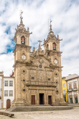 Fototapeta na wymiar View at the Church of Santa Cruz in Braga ,Portugal