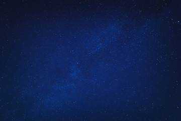 Milky way stars photographed with wide lens. 