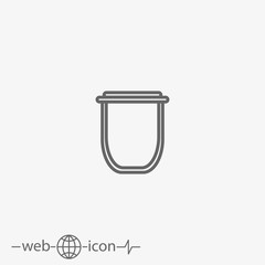 plastic cup or paper cup 