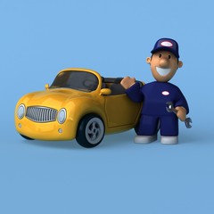 Mechanic - 3D Illustration