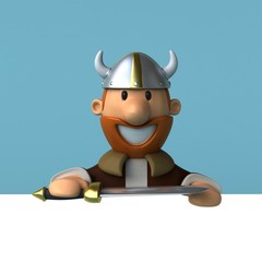 Viking - 3D Illustration