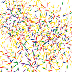 Confetti background. Vector illustration.