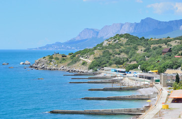Fototapeta na wymiar Southern coast of Crimea; Russia