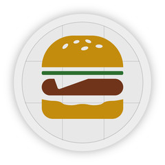 Icon Schaltfläche - Burger