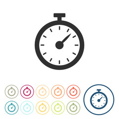 Runde Schaltflächen - Stoppuhr