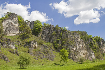 Klettergebiet Labertalwand bei Schönhofen