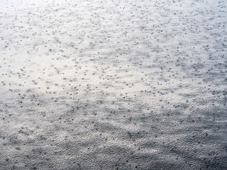 Heavy summer rain