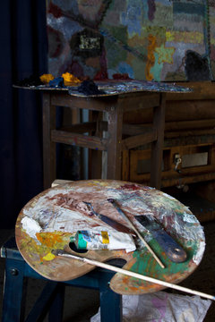 Colors in the palette