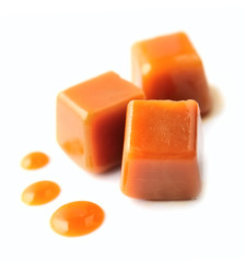 Caramel candies.