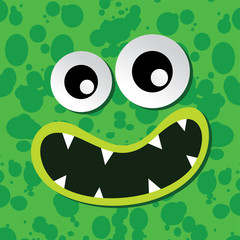 monster character face