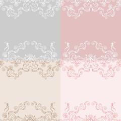 Wedding lace background