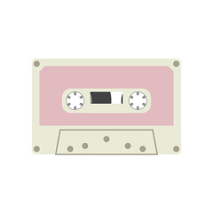 Audio cassette tape vector illustration