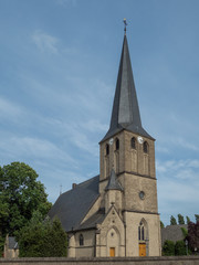 Fototapeta na wymiar St. Regenfledis church in Kalkar, Hoennepel