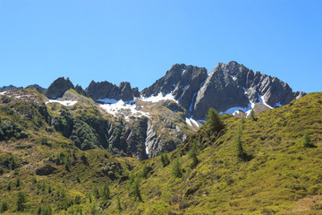 paesaggio in Alta Levantina, Svizzera
