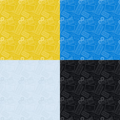 Cinema background line flat