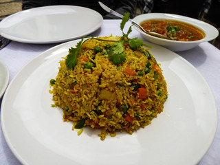 Byriani - Delicious Indian food (mixed rice dish)