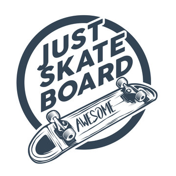 skateboard vector
