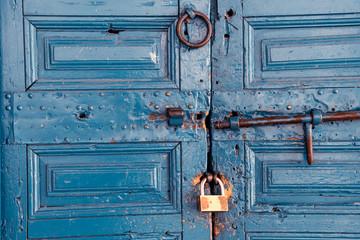 moroccan door design close up