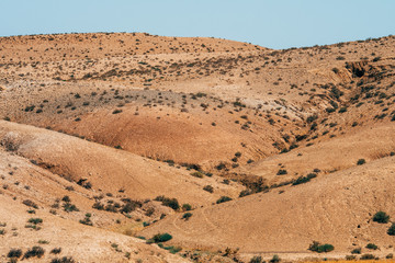 Rocky desert landscape at morocco